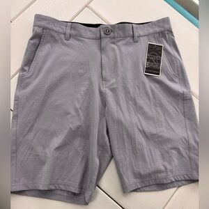 Hooked Soul Gray Hybrid Shorts